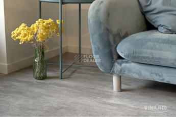 Ceramo Vinilam Stone 8 мм 71614 Цемент Светлый фото 2 | FLOORDEALER